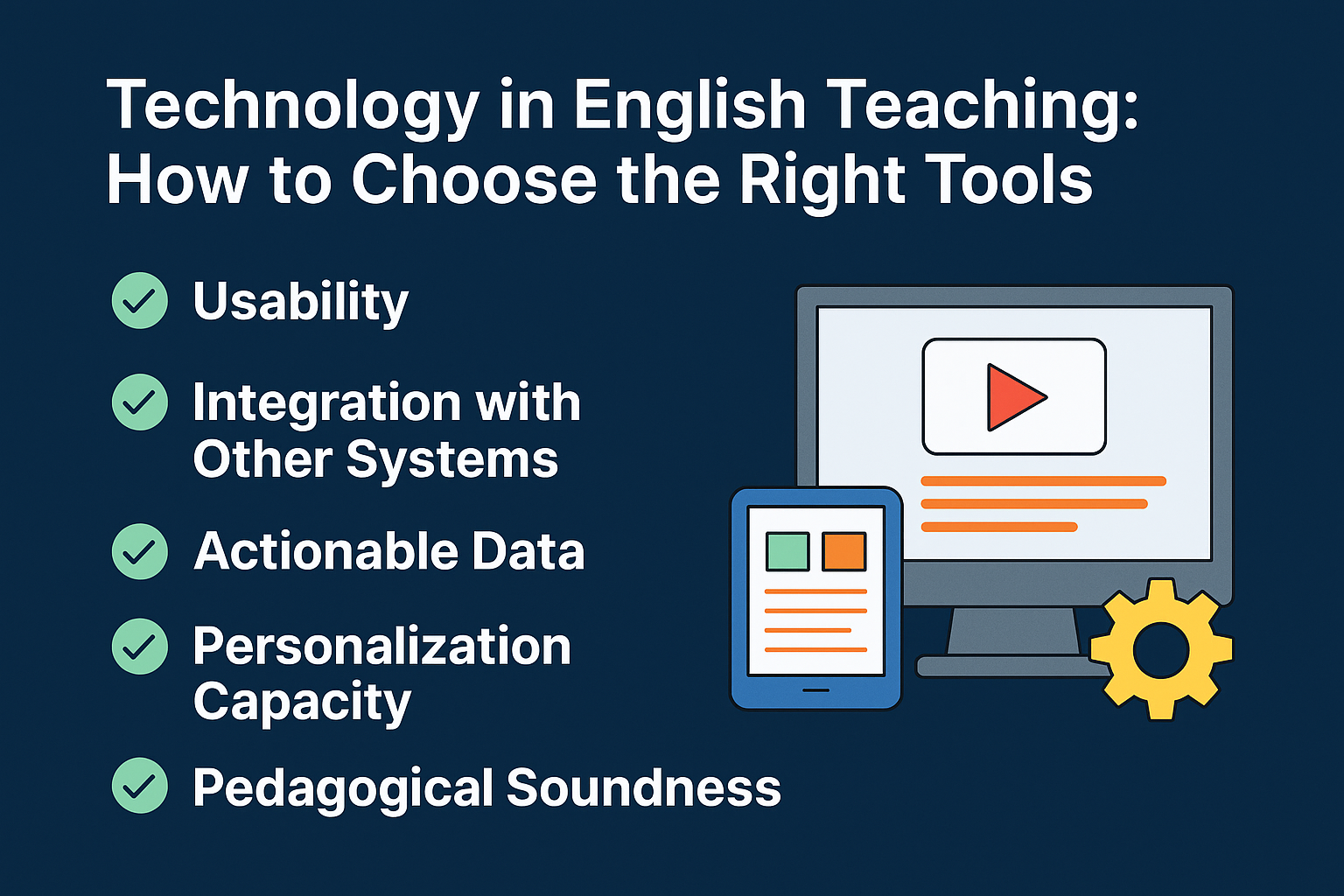 Read more about the article Technology in English Teaching: How to Choose the Right Tools